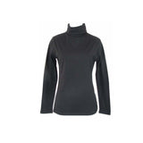 Darrahopens Fashion > Women's Fashion > Women's Tops & T-shirts Ladies SKIVVY Womens Long Sleeve Plain Top Warm Turtleneck Cotton High Neck - Black - XL