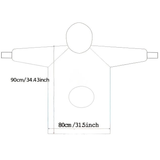 Darrahopens Fashion > Women's Fashion > Women's Tops & T-shirts Ultra-Soft Fleece Wearable Blanket Hoodie, Unisex Hooded Large-Pocket Lazy Warm Home Wear(BLACK)