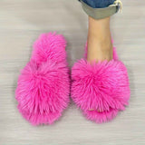 Darrahopens Fashion > Women's Fashion > Women's Uggs & Slippers Women'S Furry Slippers High-Quality Slippers Comfortable Slippers Trendy - Black - Size 37 In Australia - Darrahopens