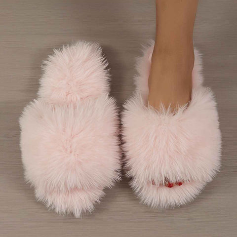Darrahopens Fashion > Women's Fashion > Women's Uggs & Slippers Women'S Furry Slippers High-Quality Slippers Comfortable Slippers Trendy - Pink - Size 41 In Australia - Darrahopens