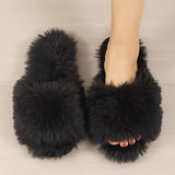 Darrahopens Fashion > Women's Fashion > Women's Uggs & Slippers Women'S Furry Slippers High-Quality Slippers Comfortable Slippers Trendy - White - Size 42 In Australia - Darrahopens