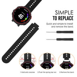 Darrahopens Fashion > Women's Fashion > Women's Watches Garmin Forerunner 235 Replacement Band Soft Silicone Watch Strap Compatible with Garmin Forerunner 235 220 230 620 630 735