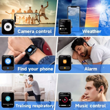 Darrahopens Fashion > Women's Fashion > Women's Watches Smartwatch, men's and women's, 4.95cm fitness tracker, supports answering/making calls, wireless sleep tracking / 50 exercise modes, fitness watch, holiday gift, Valentine's Day gift