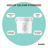 Darrahopens Food & Beverage 2.5kg Calcium Hydroxide Powder Tub Food Grade FCC Hydrated Slaked Pickling Lime