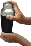 Darrahopens Food & Beverage > Alcoholic Beverages > Wine 700ml Vin Bouquet Cocktail Shaker Shaker with Strainer in Silver/Black