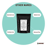 Darrahopens Food & Beverage Bulk 10Kg Food Grade Calcium Hydroxide Powder FCC Hydrated Slaked Pickling Lime