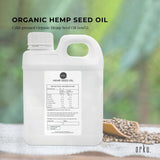 Darrahopens Food & Beverage > Condiments & Sauces 5L Organic Hemp Seed Oil - Cold Pressed Food Grade Healthy Oils Foods