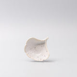 Darrahopens Food & Beverage > Pantry > Condiments & Sauces Gingko Leaf Sauce Dish 30ml Ivory Fleck