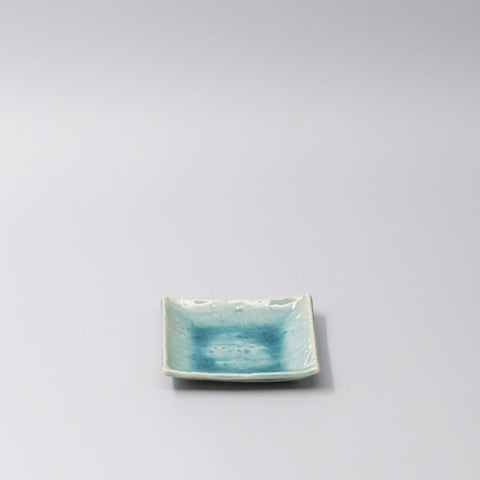 Darrahopens Food & Beverage > Pantry > Condiments & Sauces Sauce Dish 10cm Crackle Turquoise Glaze