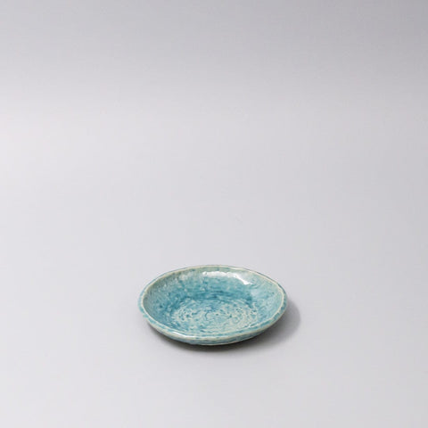 Darrahopens Food & Beverage > Pantry > Condiments & Sauces Sauce Dish 11.5cm Crackle Turquoise Glaze