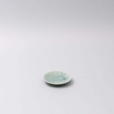 Darrahopens Food & Beverage > Pantry > Condiments & Sauces Sauce Dish 8cm Scallop Celadon Gloss Glaze