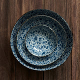 Darrahopens Food & Beverage > Pantry > Condiments & Sauces Sauce Dish Organic 11cm Blue Daisy Glaze