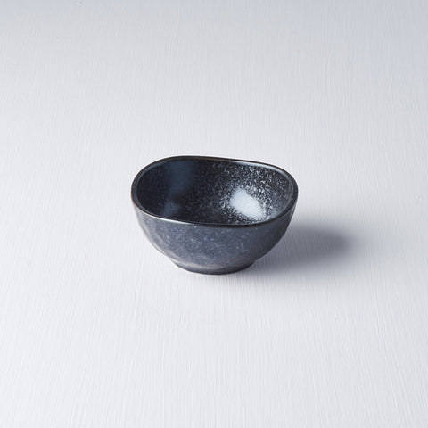 Darrahopens Food & Beverage > Pantry > Condiments & Sauces Sauce Dish Organic 9cm Kanso Matt Black Glaze