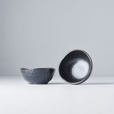 Darrahopens Food & Beverage > Pantry > Condiments & Sauces Sauce Dish Organic 9cm Kanso Matt Black Glaze