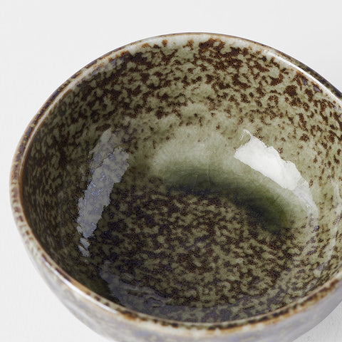 Darrahopens Food & Beverage > Pantry > Condiments & Sauces Sauce Dish Organic Shape 8.5cm Sage Green Glaze