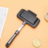 Darrahopens Food & Beverage > Pantry > Condiments & Sauces Stovetop Waffle Pan - Portable Nonstick Aluminum Waffle Maker for Family Breakfast (Type A)