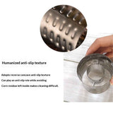 Darrahopens Food & Beverage > Pantry > Seasonings & Spices 2 pack Premium Stainless Steel Corn Thresher Stripper & Peeler - Magic Corn On The Cob Removal Tool（silvery）
