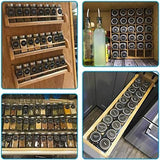 Darrahopens Food & Beverage > Pantry > Seasonings & Spices CARLA HOME 24 Glass Spice Jars with Lids, Shaker Tops, 180 Spice Labels, White Pen & Funnel for Kitchen Organization, Spice Rack, Seasoning & Herb Storage