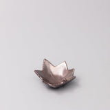 Darrahopens Food & Beverage > Pantry > Seasonings & Spices Sauce Dish Maple Leaf 6cm Metallic Lustre Glaze