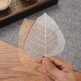 Darrahopens Food & Beverage > Pantry > Teas & Accessories 5-PCS Golden 304 Stainless Steel Bodhi Leaf Tea Strainer Creative Fine Mesh Tea Filter Infuser for Loose Leaf Tea Australian Home Tea Set Accessory
