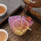 Darrahopens Food & Beverage > Pantry > Teas & Accessories 5-PCS Golden 304 Stainless Steel Bodhi Leaf Tea Strainer Creative Fine Mesh Tea Filter Infuser for Loose Leaf Tea Australian Home Tea Set Accessory