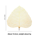 Darrahopens Food & Beverage > Pantry > Teas & Accessories 5-PCS Golden 304 Stainless Steel Bodhi Leaf Tea Strainer Creative Fine Mesh Tea Filter Infuser for Loose Leaf Tea Australian Home Tea Set Accessory