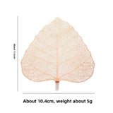 Darrahopens Food & Beverage > Pantry > Teas & Accessories 5-PCS Rose gold 304 Stainless Steel Bodhi Leaf Tea Strainer Creative Fine Mesh Tea Filter Infuser for Loose Leaf Tea Australian Home Tea Set Accessory