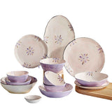 Darrahopens Food & Beverage > Pantry > Teas & Accessories 5in Beautiful Ceramic Bowl Purple Exquisite Ceramic Soup Bowls for Salad Pasta Rice Dessert In Australia - Darrahopens