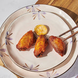 Darrahopens Food & Beverage > Pantry > Teas & Accessories 5in Beautiful Ceramic Bowl Purple Exquisite Ceramic Soup Bowls for Salad Pasta Rice Dessert In Australia - Darrahopens