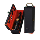 Darrahopens Food & Beverage > Pantry > Teas & Accessories Black wine gift set, wine accessories, wine carry case, Australian wine lover gift, essential wine tools, premium wine kit, gifting wine set, durable wine case
