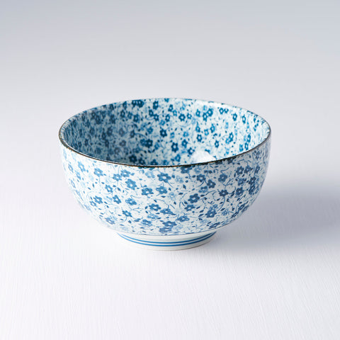 Darrahopens Food & Beverage > Pantry > Teas & Accessories Bowl 16cm Blue Daisy Glaze