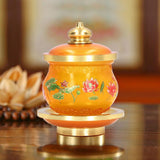 Darrahopens Food & Beverage > Pantry > Teas & Accessories Buddhism Water Supply Cup Home Buddha Worship Family Tribute Holy Supplies Coloured Glaze Small In Australia - Darrahopens