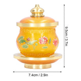 Darrahopens Food & Beverage > Pantry > Teas & Accessories Buddhism Water Supply Cup Home Buddha Worship Family Tribute Holy Supplies Coloured Glaze Small In Australia - Darrahopens