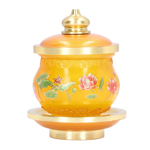 Darrahopens Food & Beverage > Pantry > Teas & Accessories Buddhism Water Supply Cup Home Buddha Worship Family Tribute Holy Supplies Coloured Glaze Small In Australia - Darrahopens