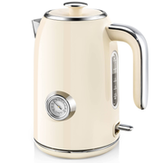 Darrahopens Food & Beverage > Pantry > Teas & Accessories Electric Kettle, 1.7L Stainless Steel Tea Kettle with Temperature Gauge, Water Boiler with LED Light, BPA-Free, Auto Shut-Off In Australia - Darrahopens