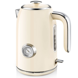 Darrahopens Food & Beverage > Pantry > Teas & Accessories Electric Kettle, 1.7L Stainless Steel Tea Kettle with Temperature Gauge, Water Boiler with LED Light, BPA-Free, Auto Shut-Off In Australia - Darrahopens