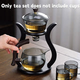 Darrahopens Food & Beverage > Pantry > Teas & Accessories Glass Tea Set Household Set Transparent Teapot And Teacup Set Heat Resistant