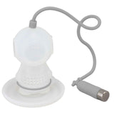 Darrahopens Food & Beverage > Pantry > Teas & Accessories Silicone Tea Infuser Cute Diver Shape Loose Tea Leaf Filter Tea Diffuser Strainer with Chain and Drip Tray for Home Grey In Australia - Darrahopens