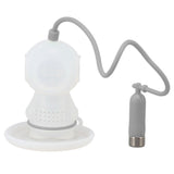 Darrahopens Food & Beverage > Pantry > Teas & Accessories Silicone Tea Infuser Cute Diver Shape Loose Tea Leaf Filter Tea Diffuser Strainer with Chain and Drip Tray for Home Grey In Australia - Darrahopens
