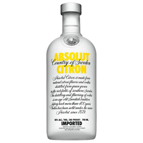 Darrahopens Food & Beverage > Spirits ABSOLUT VODKA CITRON 700ML
