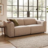 Darrahopens Furniture > Bar Stools & Chairs > Arm Chairs & Recliners 3 Seater Fabric Power Recliner with Power Headrest & Zero-Wall Design In Australia - Darrahopens