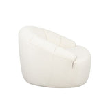 Darrahopens Furniture > Bar Stools & Chairs > Arm Chairs & Recliners Arm Chair Beige Fabric 360 Degree Swivel In Australia - Darrahopens