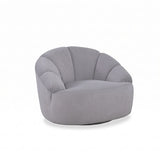 Darrahopens Furniture > Bar Stools & Chairs > Arm Chairs & Recliners Arm Chair Silver Fabric 360 Degree Swivel In Australia - Darrahopens