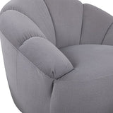 Darrahopens Furniture > Bar Stools & Chairs > Arm Chairs & Recliners Arm Chair Silver Fabric 360 Degree Swivel In Australia - Darrahopens