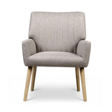 Darrahopens Furniture > Bar Stools & Chairs > Arm Chairs & Recliners Artiss 2X Armchair Faux Fabric Beige