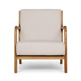 Darrahopens Furniture > Bar Stools & Chairs > Arm Chairs & Recliners Artiss 2X Armchair Faux Fabric Beige