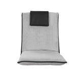 Darrahopens Furniture > Bar Stools & Chairs > Arm Chairs & Recliners Artiss 2X Floor Lounge Sofa Bed Floor Cushion Velvet Grey