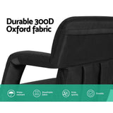 Darrahopens Furniture > Bar Stools & Chairs > Arm Chairs & Recliners Artiss 2X Floor Lounge Sofa Bed With Armrest Heated Cushion