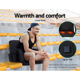 Darrahopens Furniture > Bar Stools & Chairs > Arm Chairs & Recliners Artiss 2X Floor Lounge Sofa Bed With Armrest Heated Cushion