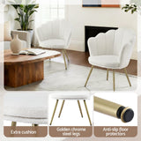 Darrahopens Furniture > Bar Stools & Chairs > Arm Chairs & Recliners Artiss Armchair Teddy Fleece White Callista